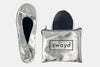 Women’s Foldable Ballerina Shoes Slippers with Travel Pouch Bag