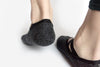 Lace Yoga Socks - Black Silver