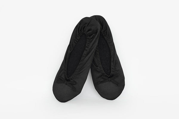 Satin Padded Foldable Slipper