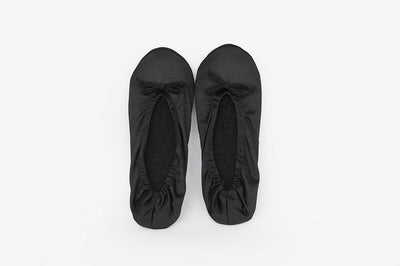 Satin Padded Foldable Slipper