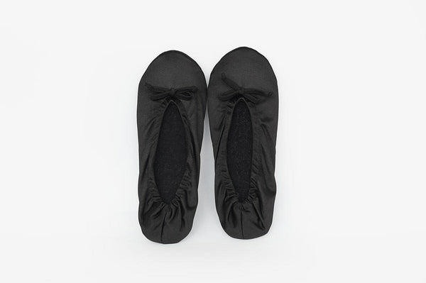 Satin Padded Foldable Slipper