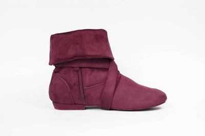 Urban Vibe Burgundy Boots