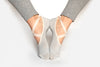 Lace Yoga Socks - Black Silver