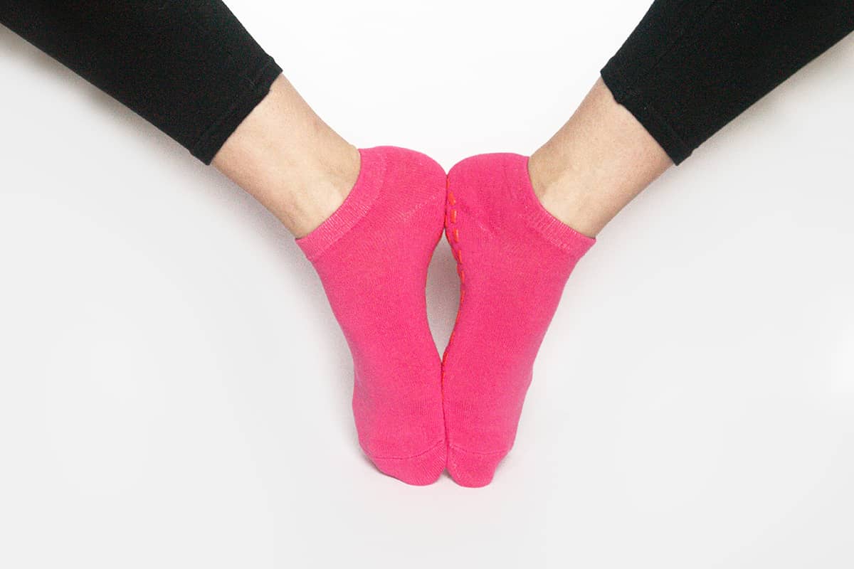 Baberdicy Socks Ladies' Solid Color Backless Grip Socks Yoga Ankle Sports  Socks Ladies' Anti Slip Slippers Socks Socks for Women Purple