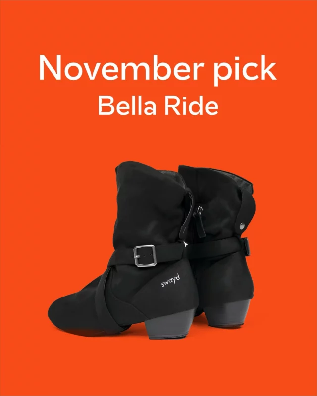 Bring out your inner rebel on the dance floor with the shoe that blends classic country spirit with contemporary edge: Bella Ride by Swayd 💃 🤠​

Why we love Bella Ride:​

🧡 Lightweight, flexible, every detail is designed for comfort​

🧡 Suede sole keeps every move smooth and flawless​

🧡 Standard heel (1.5 inches) and a half shank sole offer great support and flexibility​

🧡 Adjustable ankle strap ensures a secure fit​

🧡 Single zipper fastening makes slipping in and out easy.​

🧡 Available in mocha and black – ready to match your mood and your music.​

🧡 Available in both medium and wide width for enhanced comfort.​

Grab your pair at swaydshoes.com ✨

#swayd #swaydshoes #dancewear #danceboots #danceshoes #dancestyle #styleinspo #stylegoals #styleinspiration #danceoutfit #outfitoftoday